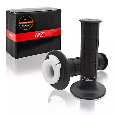 $12.59 • Buy Suzuki Left Right Grips Set W/ Throttle Cable Tube Sleeve MX Dirt Bike Off Road