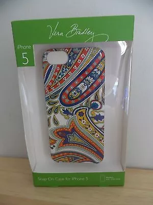 Vera Bradley Snap On Hardshell Case For IPhone 5 In Marina Paisley New In Box • $7.99