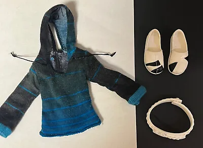 Monster High Doll Scaremester Invisi Billy Jacket/Hoodie White Belt Shoes Lot • $10.99