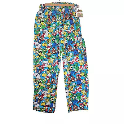 NEW Official Nintendo Super Mario Yoshi Comfy Pajama Lounge Pants! (Medium) NWT • $18.88