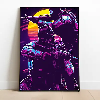 Call Of Duty 80’S Style Artwork Game Poster Wall Art For Home Decor Perfect HQ • £1.99