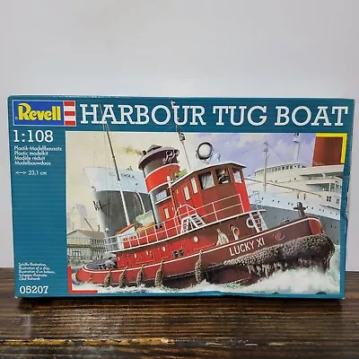 Revell G 5207 Harbor (Harbour) Tug Boat  Plastic Model Kit 1/108 • $19.99