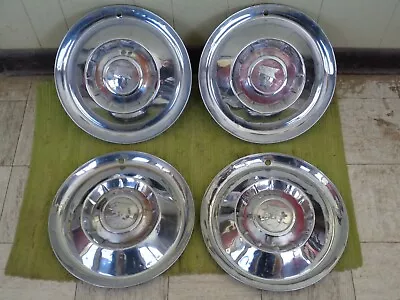 $149.95 • Buy 1955 Mercury Hub Caps 15  Set Of 4 Wheel Cover 55 Merc Hubcaps