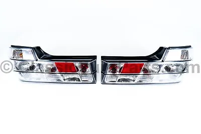 $289 • Buy Clear JDM Style Rear Light Taillight Set For BMW E32 7 Series 730 735 740 750