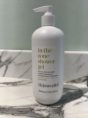 THIS Works In The Zone Body Wash Eucalyptus Shower Gel BIG 500 Ml Jumbo Size • $119.54