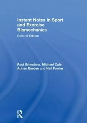 Paul Grimshaw Michael Cole Adr Instant Notes In Sport And (Hardback) (UK IMPORT) • $286.01