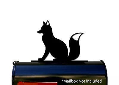 Fox Metal Mailbox Topper / Sign - Mounting Hardware Included • $35