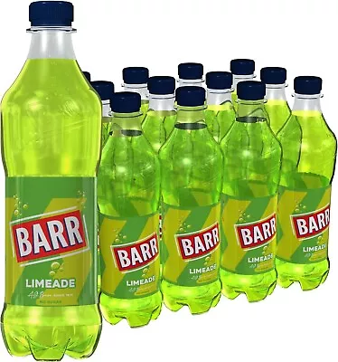 BARR Since 1875 Zingy Limeade 12 Pack Fizzy Drink Bottles 12x500ml Fizzing UK • £11.99