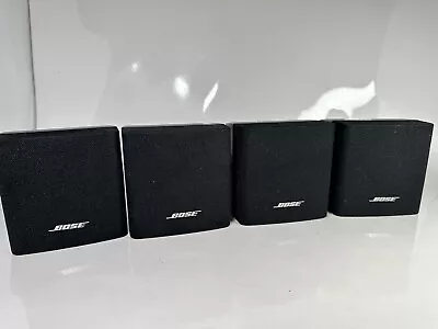 Lot (4) BOSE Acoustimass Single Cube Speakers (Black) Very Nice! • $54.99