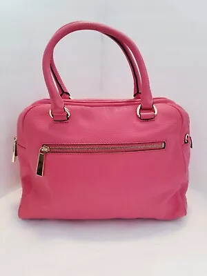 Michael Kors Knox Leather Large Satchel Watermelon 38H3CKXS3L • $79