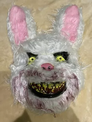 Zombie Rabbit Bunny Horror Mask Halloween • £5.99