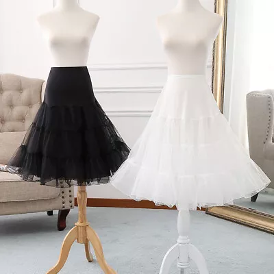 1pc 50s Vintage Crinoline Petticoat Hoopless Kid Adult Swing Lolita Underskirt • $15.43