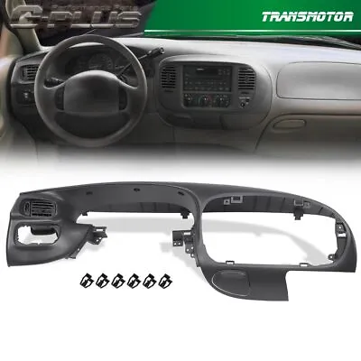 Dashboard Bezel Fit For 1997-2003 Ford F-150 Expedition Instrument Dash Pad Gray • $101.95