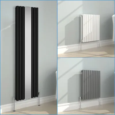 Vertical Horizontal Designer Radiator Oval Column Central Heating Panel Rads • £71.97