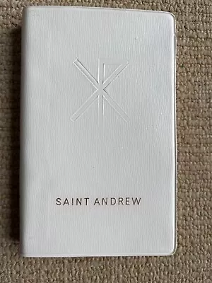 White Vintage 1959/62 Saint Andrew Junior Daily Missal By Dom Gaspar Lefebvre - • $25