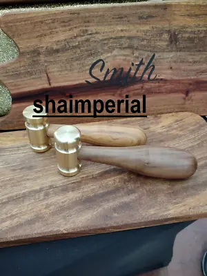 Handmade Hammer Brass Hammer Nautical Hammer Antique Hammer Gift For Men • $44.25