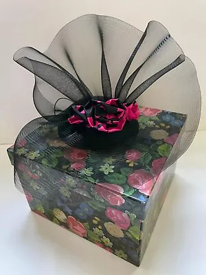 Designer Hat/Black & Cerise. Perfect For Ascot / The Races. MOB/G. WeddingGuest • £25