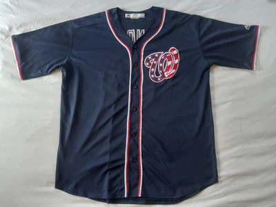 $24.95 • Buy Washington Nationals Anthony Rendon #6 Blue Jersey Majestic Cool Base Xxl 2xl