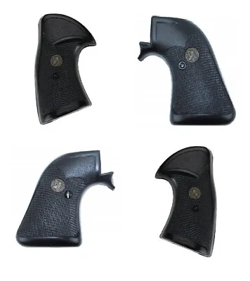 Pachmayr Black Presentation Revolver Checkered Pistol Grip For Various Handguns • $41.14