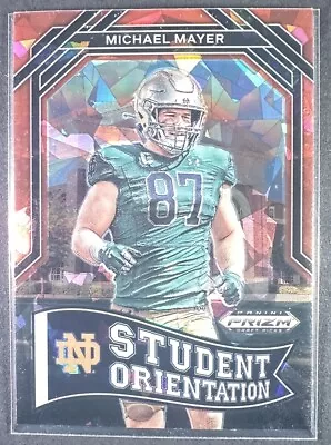 Michael Mayer 2023 Prizm Draft Picks RC Student Orientation Red Ice • $3.45