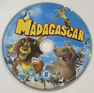 Madagascar  - DVD Disc Only In A Clear Sleeve - Free Postage • £2