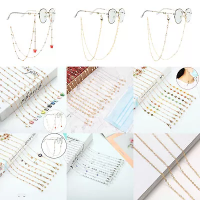 $3.56 • Buy Glasses Neck Chain Lanyard Metal Sunglasses Strap Reading Cord Spectacles Holder