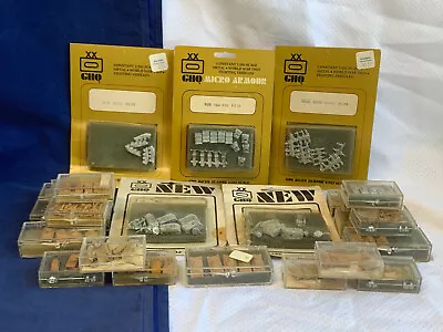Vtg GHQ 1:285 Scale WWII Micro Armour Lot Model Figures Vehicles Diorama Wargame • $99.95