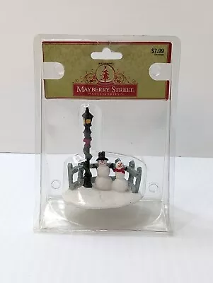 Mayberry Street Accessories Hobby Lobby Christmas Snowman Figurine Street Light • $13.46