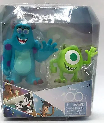 (1)  Disney 100 Pixar Monsters Inc. Figure Set 2-Pack Sully And Mike FREE SHIP • $14.89