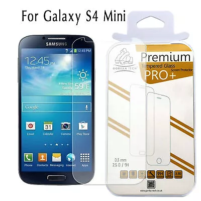 Galaxy S4 Mini Screen Protector Tempered Glass For Samsung Genuine Gorilla • £3.45