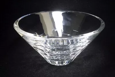 Small Stuart Crystal Jasper Conran ICE Bowl 6  Diam (signed) • £19.99