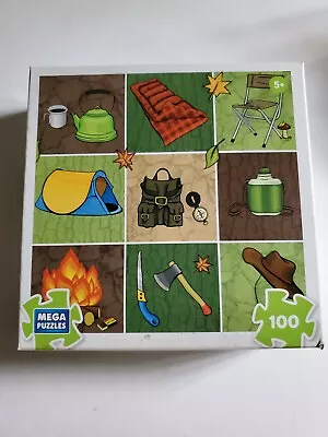 Sealed Camping 100pc Mega Puzzles Illustrated Jigsaw Puzzle 11.5  X 16.25  • $13.99