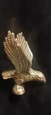 VTG 1984 Victronic Co. Holiday Gift Solid Brass Eagle Statue Perched  • $0.99