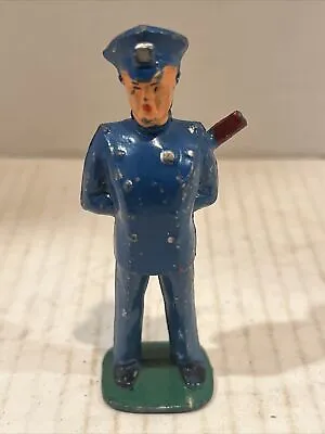 $9.99 • Buy Vintage Manoil M77 Police Officer Holding Nightstick No. 49 Lead Figure 