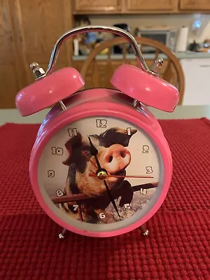 Mark Feldstein Wacky Wakers Pink Pig Oinking Alarm Clock ~Tested • $12.95