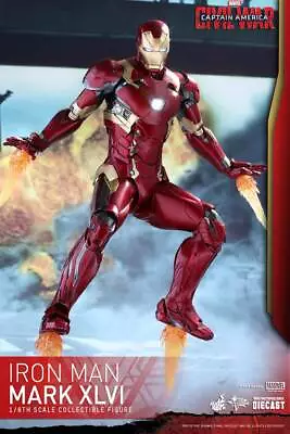 Civil War Iron Man Mark XLVI (46) 12  Hot Toys 1/6 Scale Figure [MMS353D16] BIB • $550