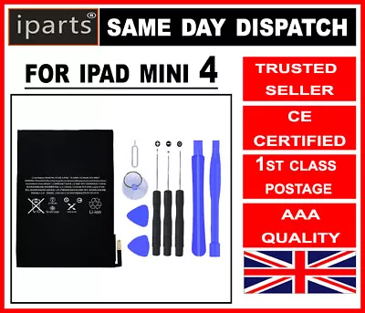 £11.89 • Buy IPARTS®  Genuine  Battery Replacement For IPad Mini 4 5124mAh Tools CE