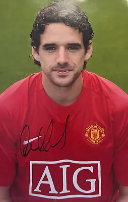 Hand Signed White Card Of OWEN HARGREAVES MAN UTD FC FOOTBALL  Autograph • £40