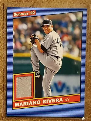 Mariano Rivera 2020 Panini Donruss Baseball Game Used Jersey • $6.99