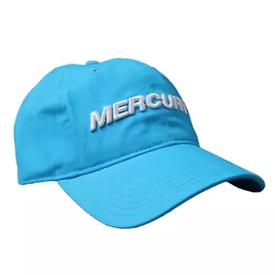 New Authentic Mercury Station Hat-Cloth Electric Blue/White Logo • $23