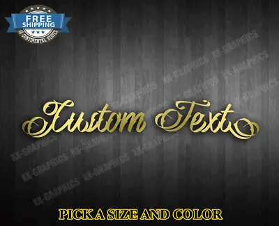 Custom TATTOO Windshield Decal Car Truck SUV Window Sticker Banner JDM Muscle #N • $12.99