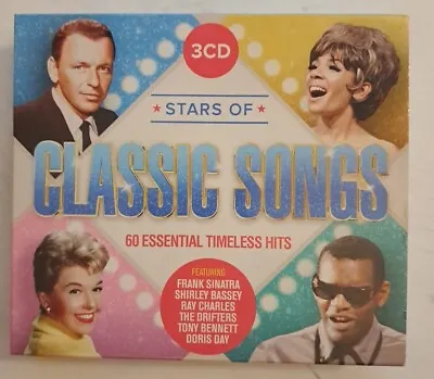 Cd Triple Album - Stars Of Classic Songs - Bobby Vee / Ken Dodd / Dion / Ray Cha • £3.50