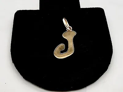 Vintage 14k Gold Letter J Charm • $95