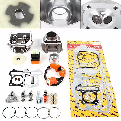 50mm Moped Big Bore Cylinder Piston Kit For 139QMB & 1P39QMB GY6 100cc Scooters • $62.70