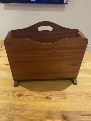 £25 • Buy Mid Century Plywood Two Division Magazine Rack 