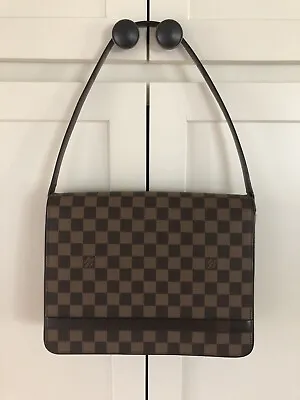 $1200 • Buy Louis Vuitton Discontinued Damier Ebene Tribeca Flap Shoulder Bag