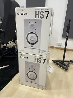 Yamaha HS7WH Studio Monitor Speakers - White • £350