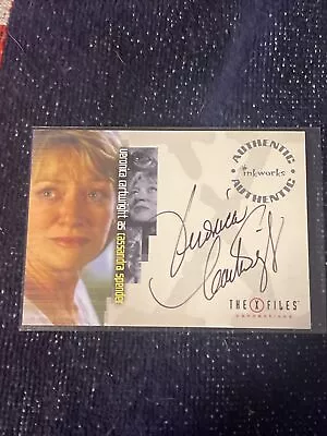 2005 Inkworks The X-files Veronica Cartwright As Cassandra Spender Auto A-11 • $24.99