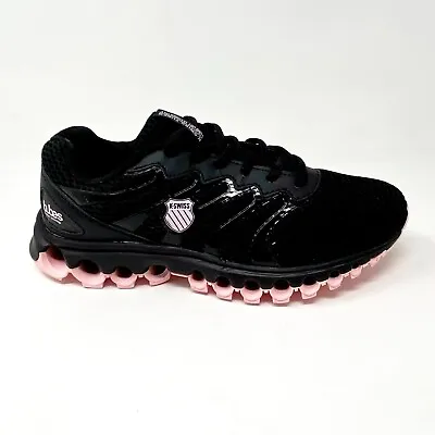 $59.95 • Buy K-Swiss Tubes Comfort 200 Black Cherry Blossom Womens Wide Sneakers 97112 056 W