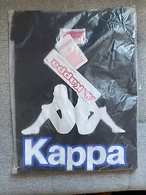 Kappa Men’s T Shirt Black XXL New With Tags Casuals/Ultras • £17.50